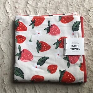 Envogue STRAWBERRY Cotton Bath Towels s/2